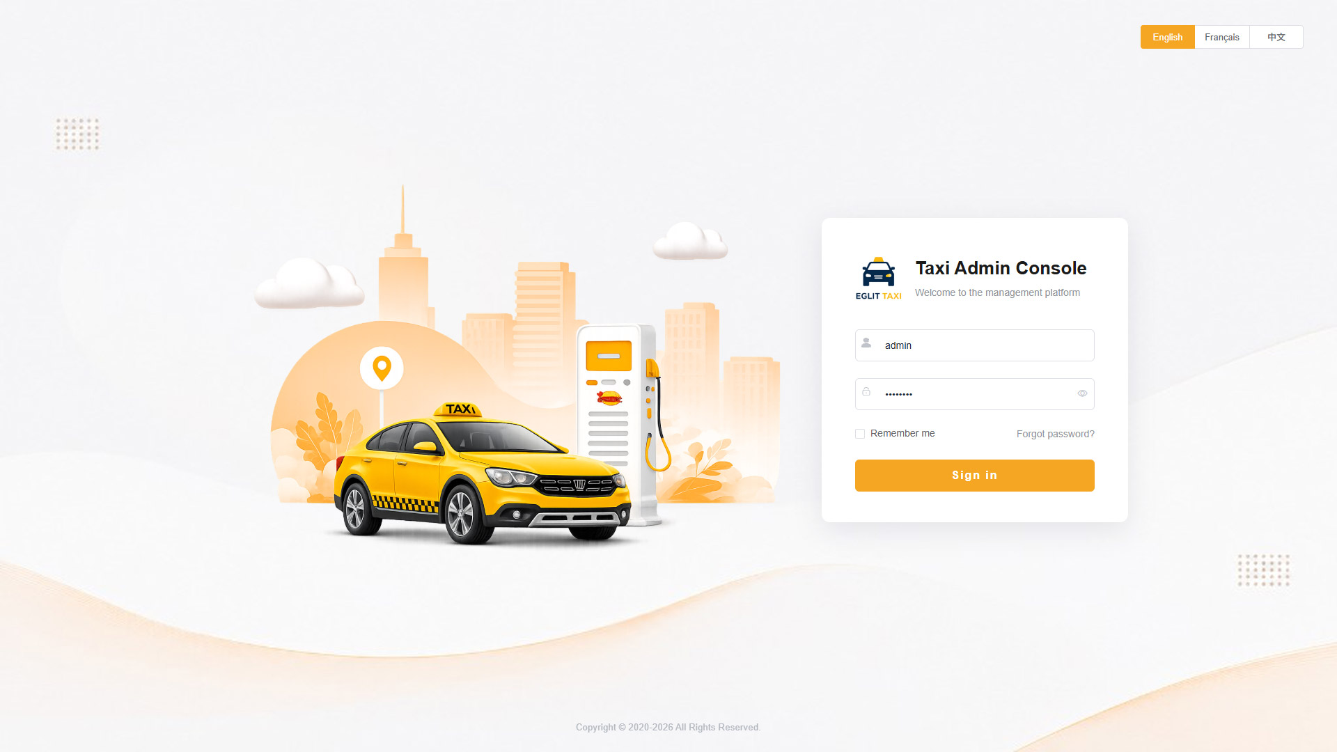 Taxi Dispatch Platform $880 -- multi-tenant taxi admin with order dispatch and driver management by GLIT Shijiazhuang