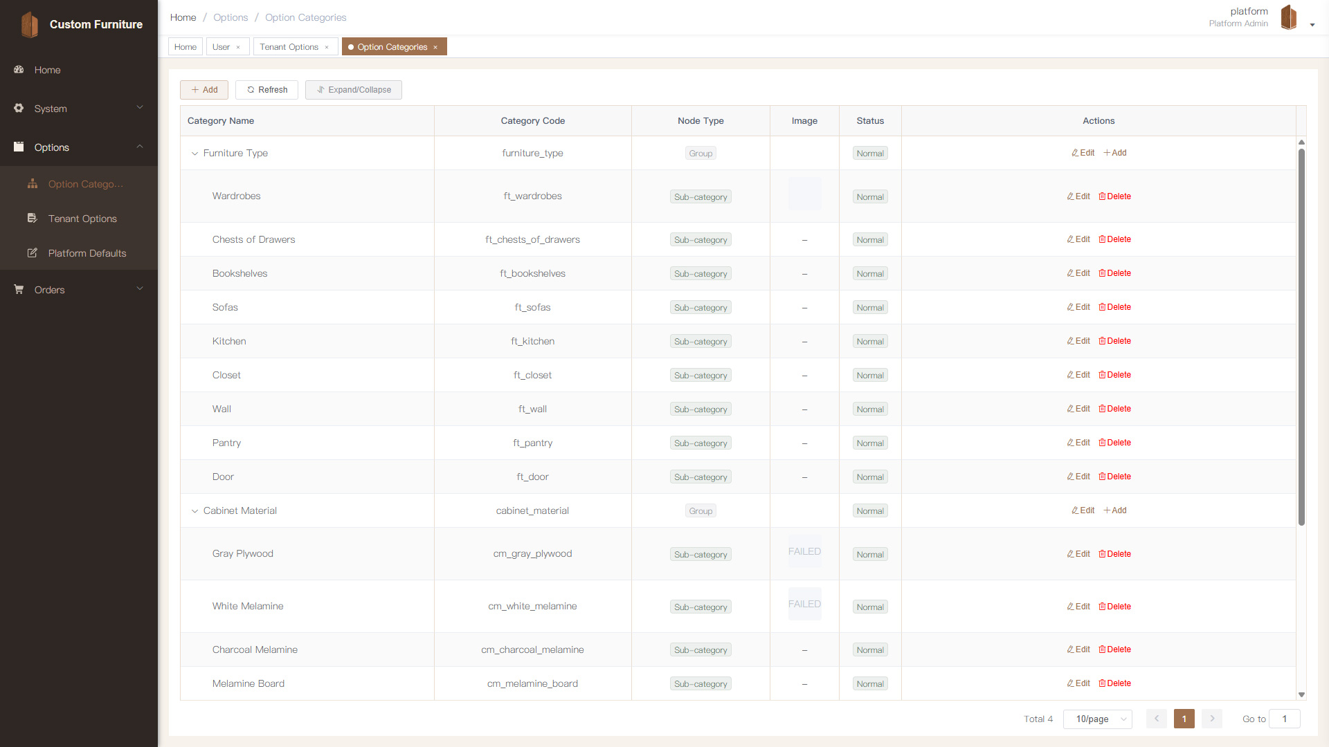 Custom Furniture Management Platform - 3