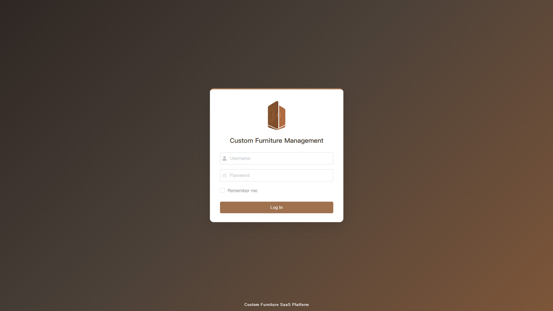 Custom Furniture Management Platform