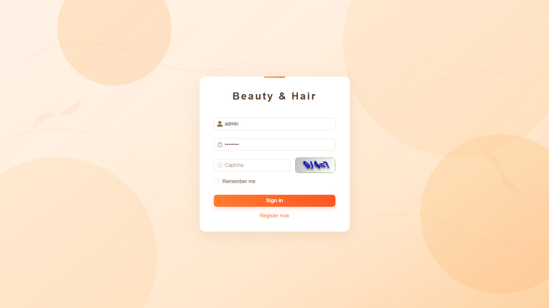 Beauty & Hair Salon Booking System