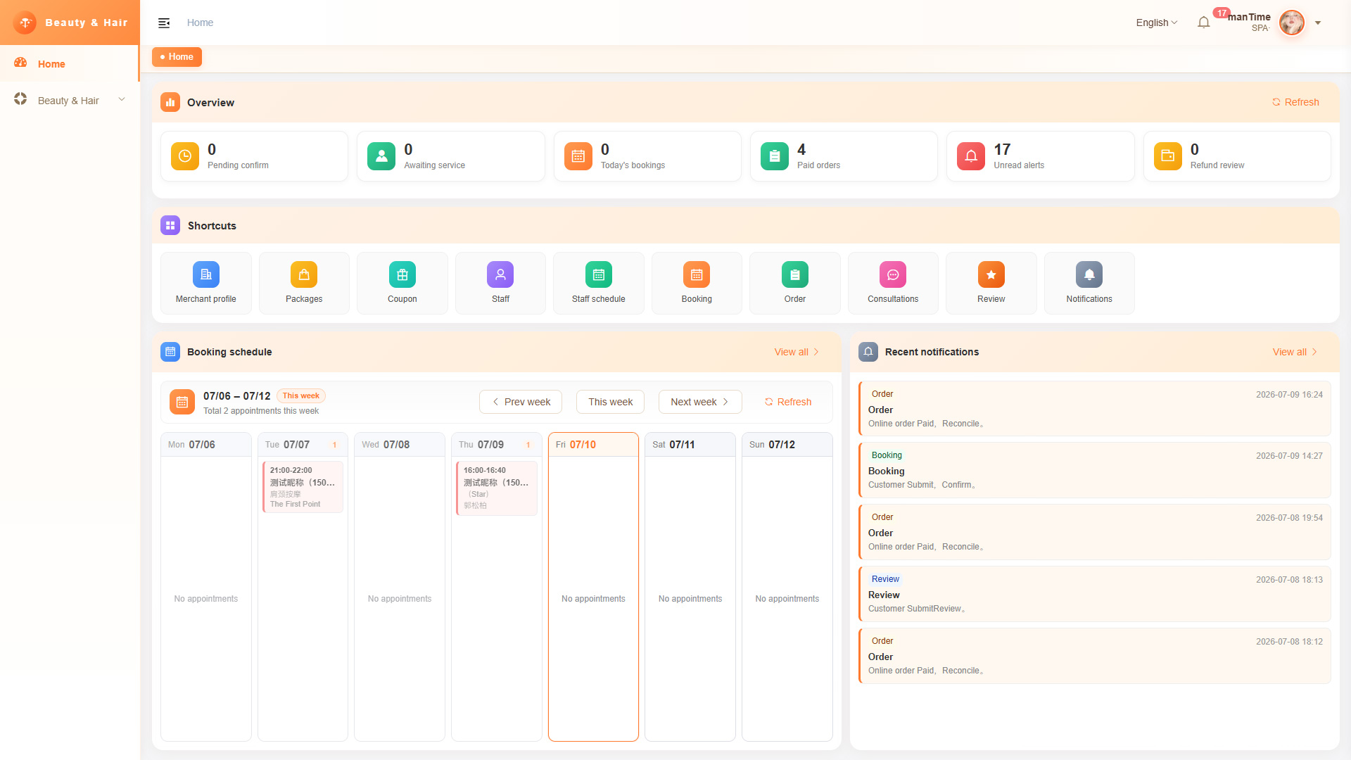 Beauty & Hair Salon Management Platform - 1