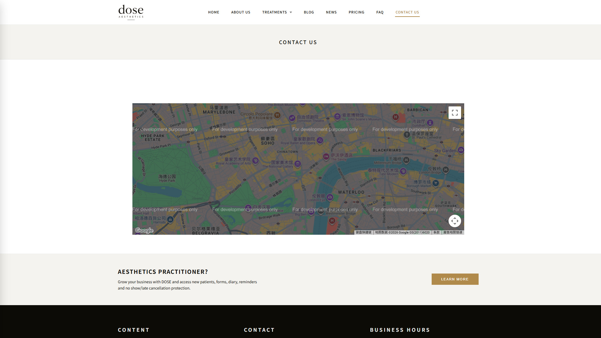 Aesthetic Medicine Brand Website- 3